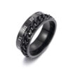 4010290949913.jpg Titanium Steel Roman Letter Ring – Rotatable Chain Spinner Ring for Men & Couples
