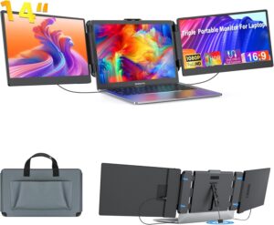 4423fb05-2bea-461b-b1bf-c56379568cae.jpg Dual & Triple Monitor Extender – 14 Inch Portable FHD IPS Laptop Display