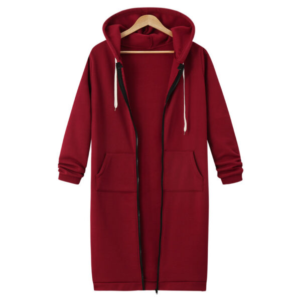 5605070a-061f-4499-9591-ff3eaeb415c8.jpg Hooded Long Sleeve Sweater Fleece Long Jacket