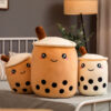 Bubble Tea Plush Pillow – Soft Stuffed Boba Drink Toy Cushion Gift