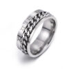 785090989373.jpg Titanium Steel Roman Letter Ring – Rotatable Chain Spinner Ring for Men & Couples