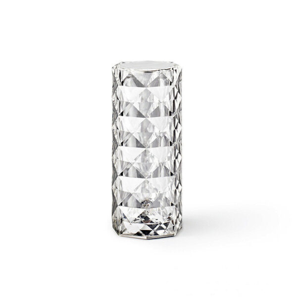 Crystal Diamond Table Lamp – Nordic USB Night Light with Touch Dimming